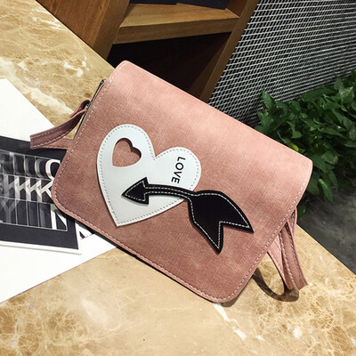 

Tailored Women Messenger Bags Heart-Shaped Simple Wear Shoulder Bag Crossbody Handbag BK