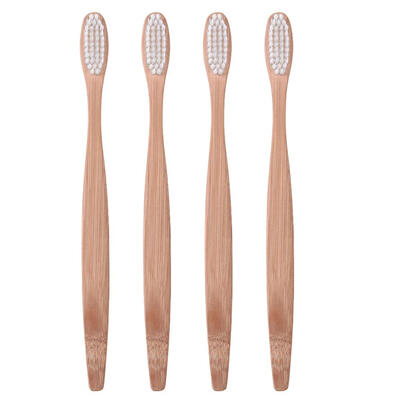 

4pcs Eco Friendly Soft Bristle Bamboo Toothbrushes Dental Brush Oral Care
