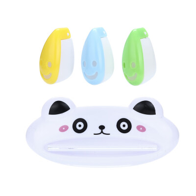 

〖Follure〗Cartoon Animal Toothpaste Squeezer Smiley Face Toothbrush Holder