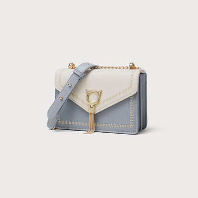 

Qiao Bani 2019 new Korean fashion Dongdaemun hit color flip bag shoulder diagonal tide handbags factory direct sales
