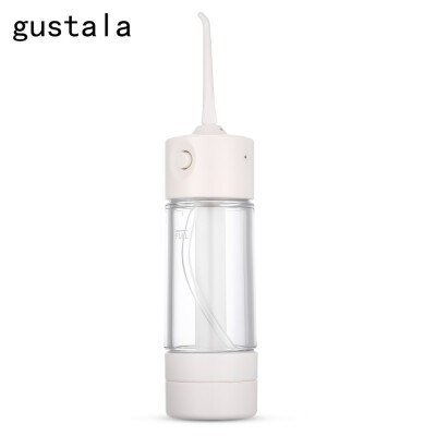 

gustala LV190S Portable Manual Oral Irrigator Water Flosser Dental Spa