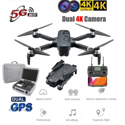 

Siaonvr ICAT6 GPS 5G WIFI FPV 4K Camera Brushless Selfie Foldable RC Drone Quadcopter