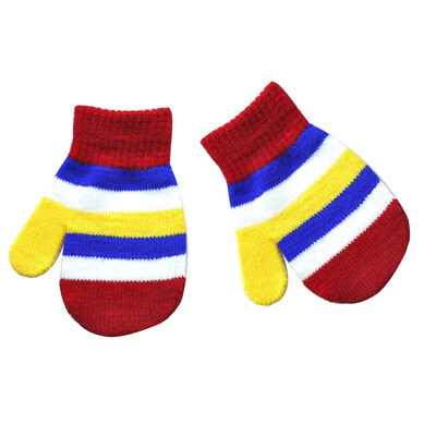 

New Winter Infant Baby Cute Multicolor Print Hot Girls Boys Winter Warm Gloves