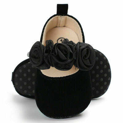 

Anti-slip Baby Newborn Toddler Girl Crib Shoes Pram Soft Sole Prewalker Sneakers