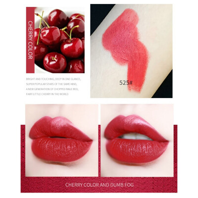 

Bow Lipstick Mirror Velvet Matte 6 Color Waterproof Long-lasting Lips Beauty Makeup Cosmetic