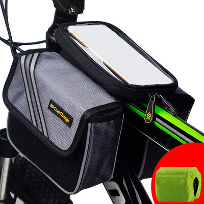 

Bicycle Touchscreen Phone Holder Frame Bag Pannier Tube Case Pouch Cycling Bike