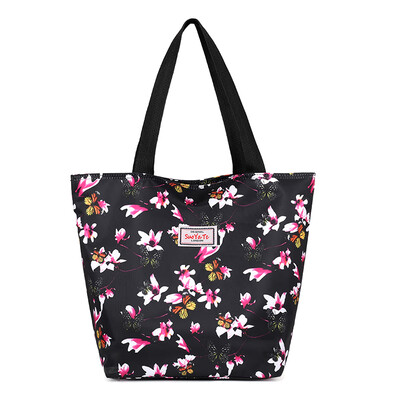 

Large bags of middle-aged&old womens bags large capacity printing single shoulder bags light stools mother bags canvas b