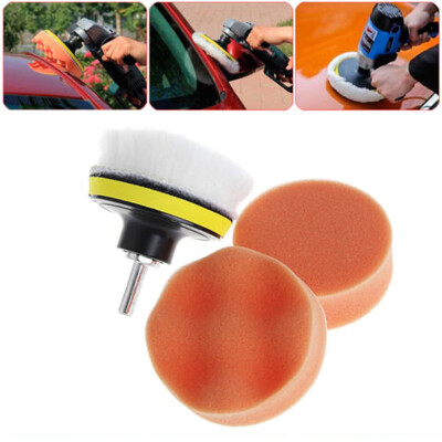 

100mm Brutto Polieren Polieren Pad Set Werkzeug Auto Polierer Puffer Mit Adapter