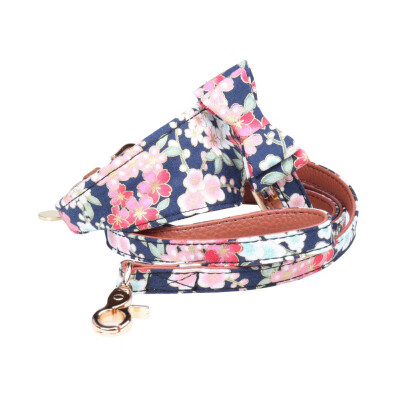 

Pet Collars Leash Dog PU Bandana-Style Bow Tie Collar Necklace Outdoor Indoor Supplies