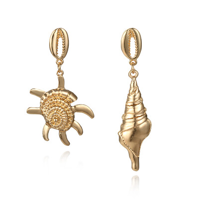 

2019 Metal Earrings Bohemian Alloy Shell Starfish Sexy Minimalist Womens Earrings for Jewelry Gift Wholesale New Products Hot