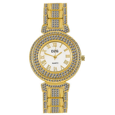 

new arrival bling watch womens luxury diamond quartz wristwatch fashion lady silver gold roman number watches reloj mujer