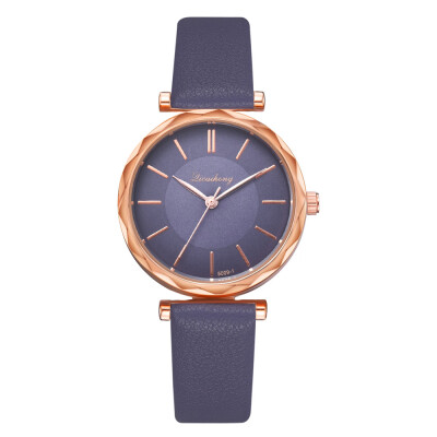 

Womens casual quartz watch Korean version of noble solid color student trend quartz watch trendy wild jewelry watch