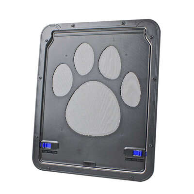 

ABS Automatical Pet Gates Cats Door for Screen Window Home Cottage Nylon Mesh Puppy Kitten Fence Door