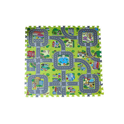 

9pcs Baby EVA Foam Puzzle Floor Mat Toddler Traffic Route Interlocking Pad