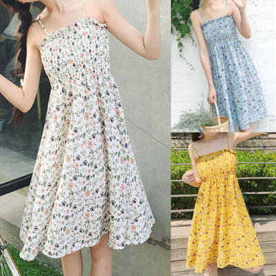 

Women Summer Boho Short Mini Dress Evening Cocktail Party Beach Dresses Sundress