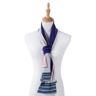 

Fashion Business Women Scarf Satin Collar Scarves Casual Decoration Gift
