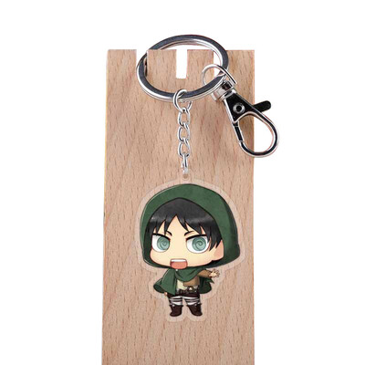 

Anime Attack On Titan Key Chain Acrylic Pendant Anime Accessories Cartoon Key Ring-in Key Chains