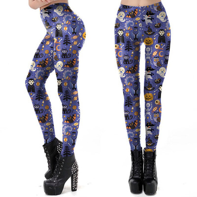 

Tailored Women Casual Happy Halloween Pumpkin Leggings Skinny Stretchy Pencil Pants