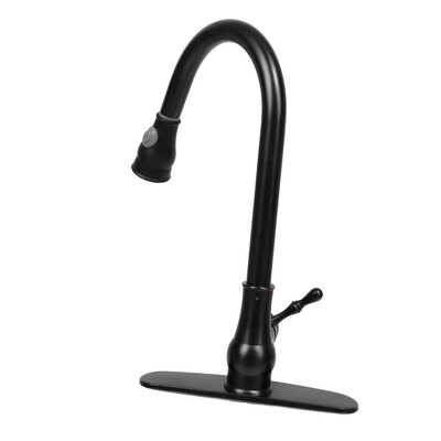 

Black Bronze Swivel Pull-Out Spout Kitchen Sink Faucet Single Handle Cold&Hot Tap Dispenser Basin tap Water Tap