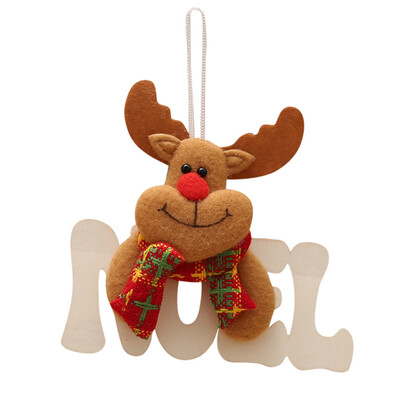 

Tailored Christmas Tree Hanging Decor Letter Card Snowman Santa Claus Ornaments Xmas Gift