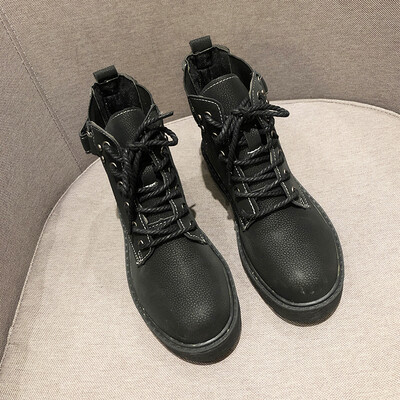 

Martins Boots GirlsShoes British Style Students Return to Ancient Times with Handsome Knights Boots in Autumn