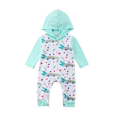 

Newborn Infant Baby Girl Romper Kids Fashion Cartoon Long Sleeve Bodysuit Jumpsuit Outfit Cotton Playsuit