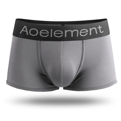 

Mens Ice Silk Boxer Solid Color Shorts Breathable Underwear Sexy Tight Underpants