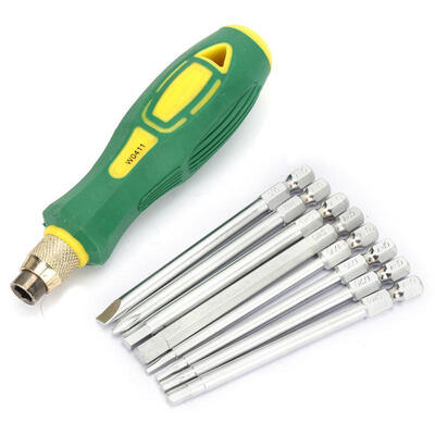 

Greensen 9 in 1 Multi Purposes CR-V Steel Cross&Slotted Screwdriver Bit Set for Repairing