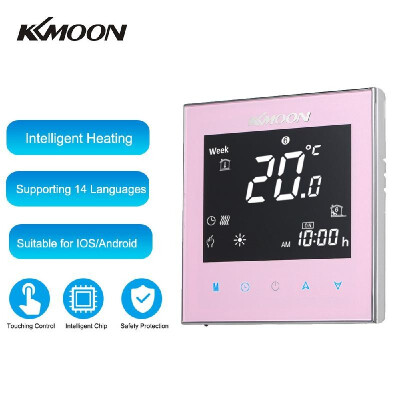 

KKmoon Digital Water Heating Thermostat 7-Day Programmable with WiFi Connection & Voice Control Energy Saving AC 95-240V 5A Touchi