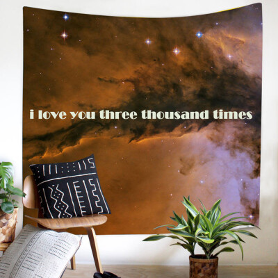 

Gobestart Colorful Print Tapestry Art Room Starry Sky Wall Hanging Tapestry Art Nature