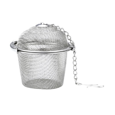 

2 Sizes 304 Stainless Steel Tea Infuser Mesh Holes Herbal Coffee Filter Strainer Cooking Tools