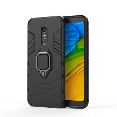 

Car Holder Stand Case For Xiaomi Redmi 5 Plus Back Cover Magnetic Bracket Finger Ring Celulars Fecoprior