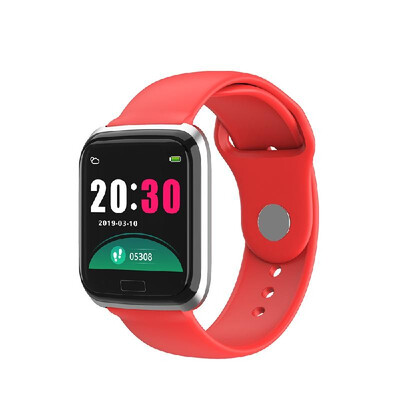 

CY05 Intelligent Watch Waterproof Fitness Heart Rate Blood Health Monitoring Watch Silveryred