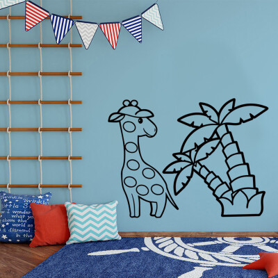 

〖Follure〗DIY Removable Giraffe Wall Stickers Home Decorative Decal Kids Nursery Baby Room