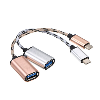 

Type-C OTG Data Cable Connector Type C To Female OTG Cable Adapter for Huawei XiaomiGold