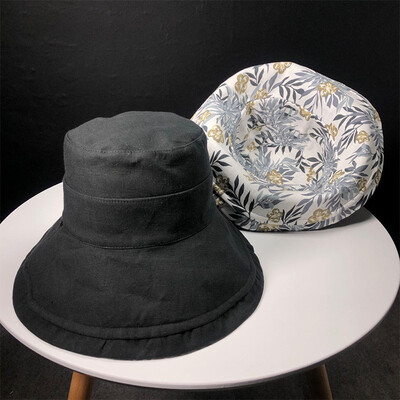 

Paipai fisherman hat woman summer 100 Japanese double-sided big eaves bonnet Korean version of outdoor sunscreen cap can be folded