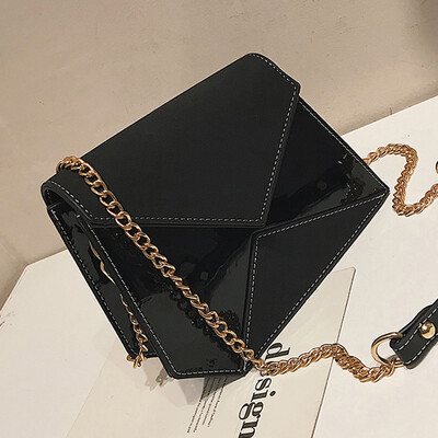 

Super fire splicing small bag girl 2019 new tide spring&summer Korean version Chichundred texture oblique satchel bag