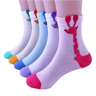 

LifeWheel 5 Pair or 10 Pair Cute Fashion Cotton Breathable Cartoon Child Sock for Kids Boy Girl Socks