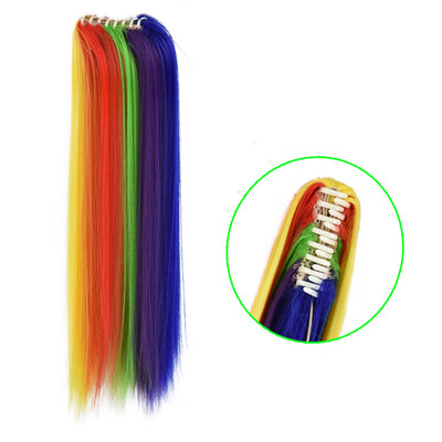 

〖Follure〗Woman Seven Tone Synthetic Long Straight hair Ponytail Hair Extensions wig