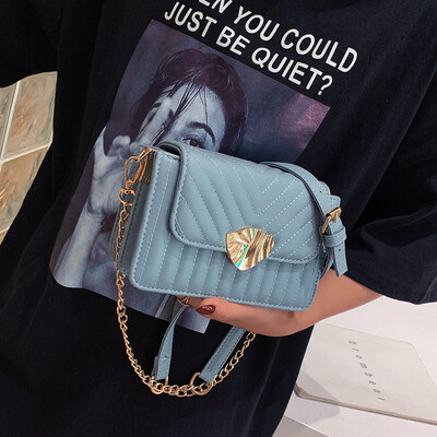 

Net red pouch senior sense handbag 2019 new wild gas chain shoulder bag summer small fresh messenger bag