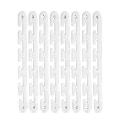 

8pcs Rotated Clothes Hooks Multifunction 5 Holes Space Saving Magic Hanger Hooks
