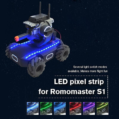 

Colorful LED Light Strip for DJI RoboMaster S1 with Remote Control PVC Waterproof Bending Resistance Insulated Marquee Switch Mult