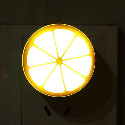 

LED Lemon Night Light Auto Sensor Control Lamp for Bedroom