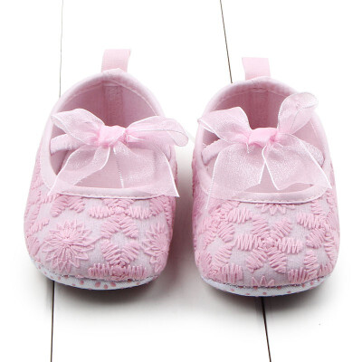 

0-12Mborn Baby Infants Girls Princess Shoes Soft Sole Crib Shoes Prewalkers