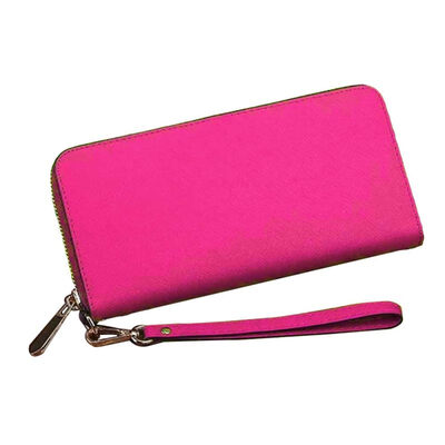 

Fashion Women Faux Leather Wallet Handbag Pouch Long Clutch Purse with Strap
