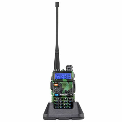 

One pair 15"LCD Display Dual Band Walkie Talkie with 1-LED Flashlight