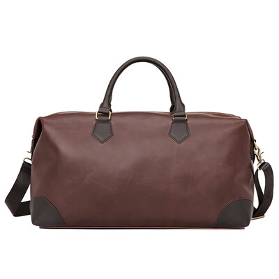 

Retro Crazy Horse PU Leather Travel Bag Chao Men Street Fitness Luggage Travel Bag Large Capacity Mens Luggage Bag