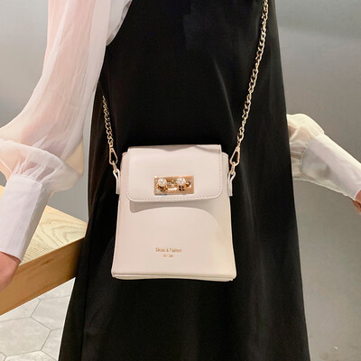 

Net red small bag 2019 new wave French small foreign gas bucket bag Messenger bag female wild ins chain bag