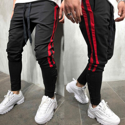 

SUNSIOM Mens Track Pants Casual Sports Jogging Bottoms Joggers Gym Sweats Trousers