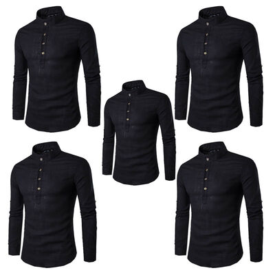 

Mens Slim Fit V Neck Long Sleeve Muscle Tee Shirts Casual T-shirt Tops Blouse